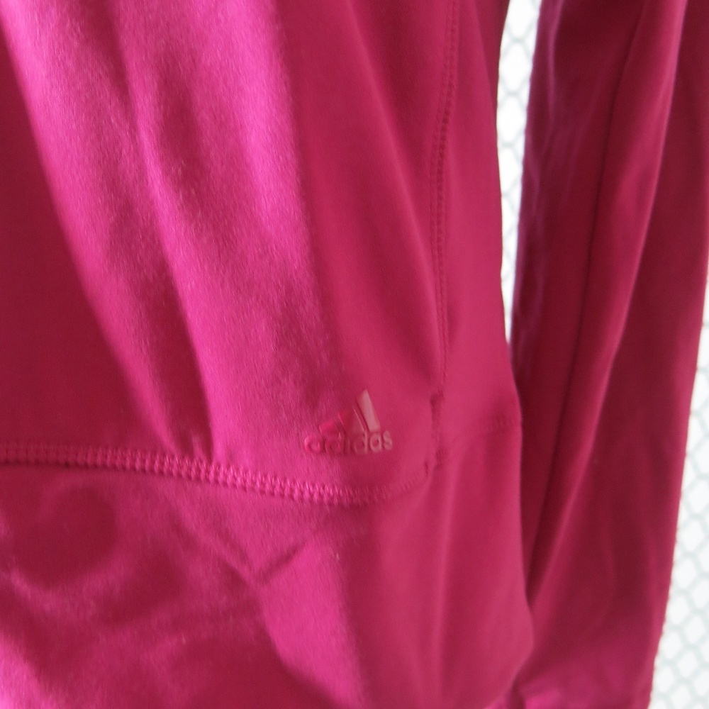 ADIDAS Full Zip Long Sleeve Athletic Sweater Jacket - Size Medium - Picture 3 of 6